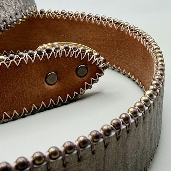 Vintage 90s Streats Ahead Leather Belt with Rhinestones Glam Western Cowgirl New main image 14